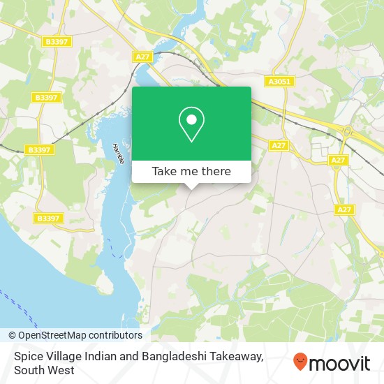 Spice Village Indian and Bangladeshi Takeaway map