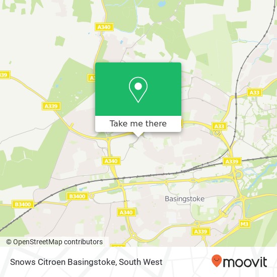 Snows Citroen Basingstoke, Houndmills Basingstoke Basingstoke RG21 6 map