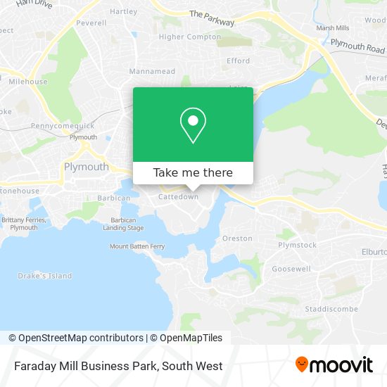 Faraday Mill Business Park map