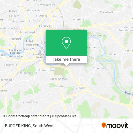 BURGER KING map