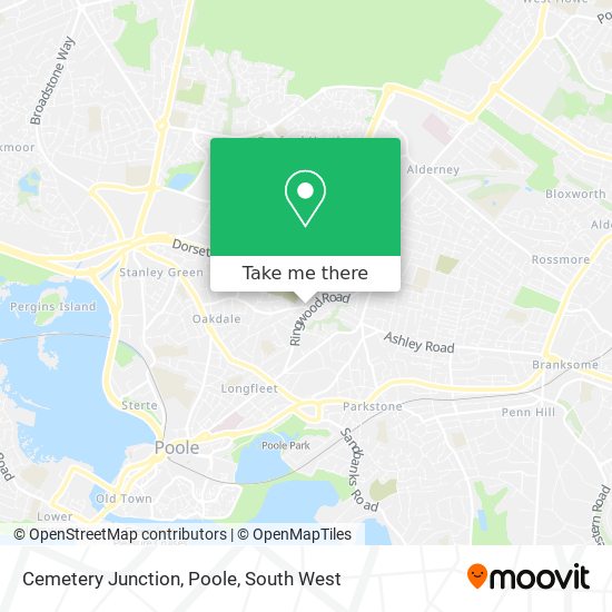 Cemetery Junction, Poole map