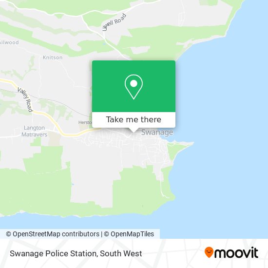 Swanage Police Station map