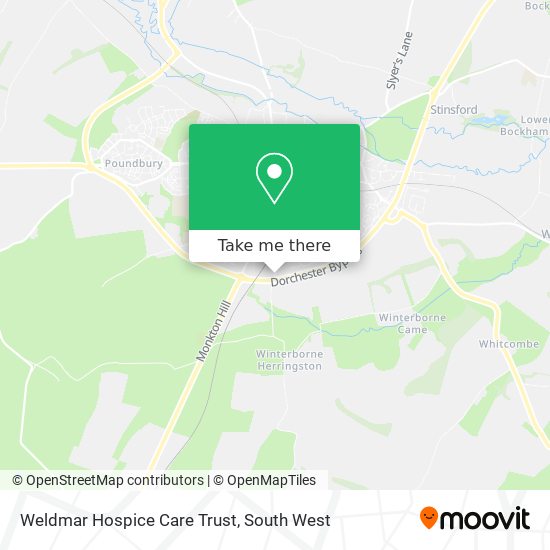 Weldmar Hospice Care Trust map