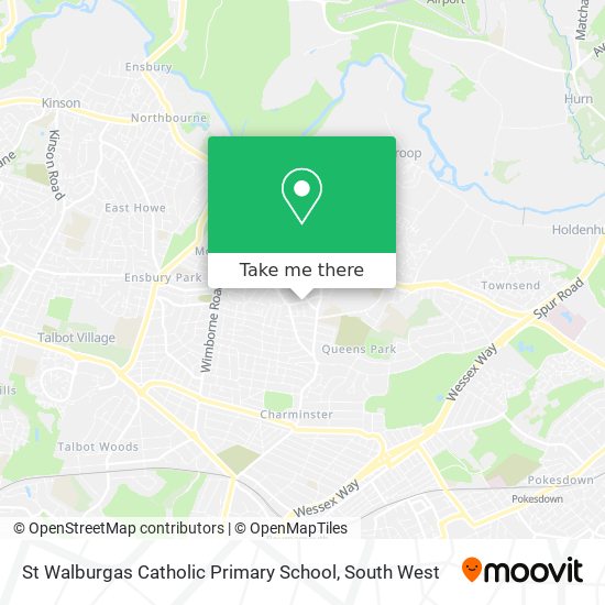 St Walburgas Catholic Primary School map