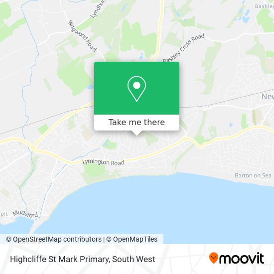 Highcliffe St Mark Primary map