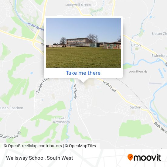 Wellsway School map