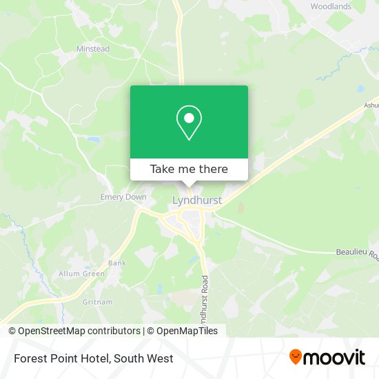 Forest Point Hotel map