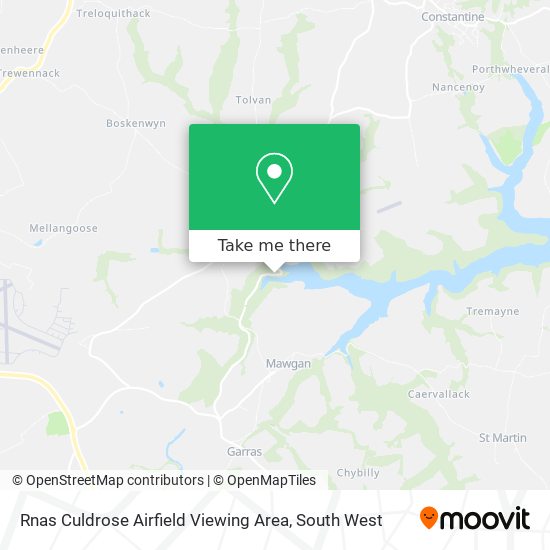 Rnas Culdrose Airfield Viewing Area map