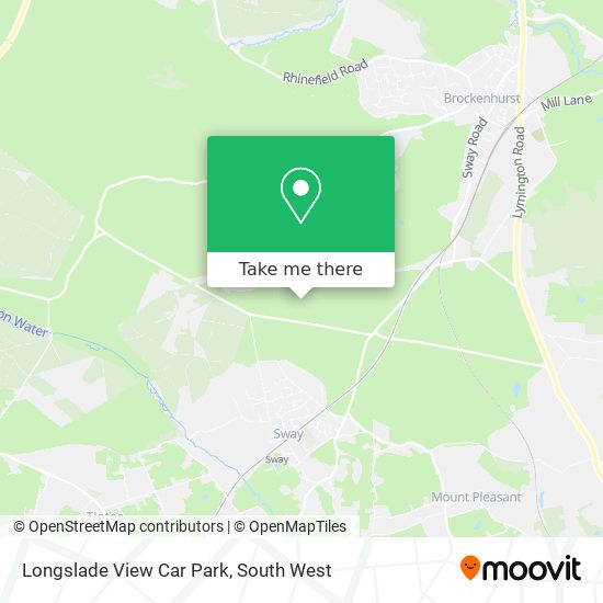 Longslade View Car Park map