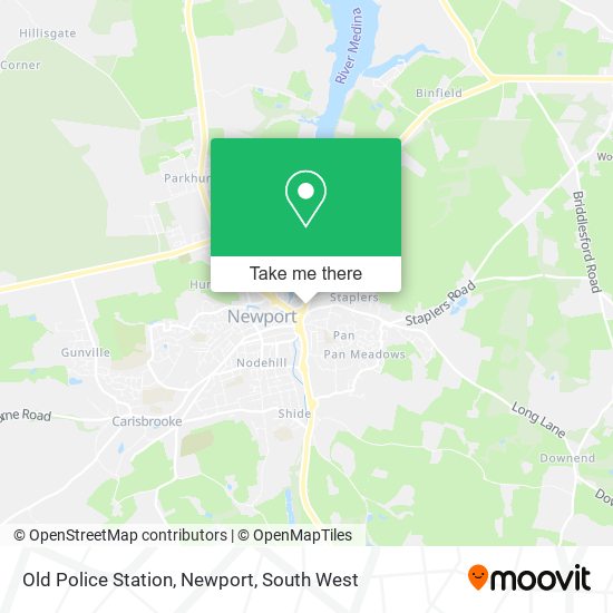 Old Police Station, Newport map
