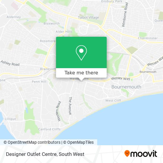 Designer Outlet Centre map