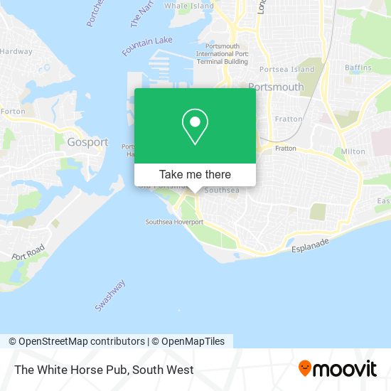 The White Horse Pub map