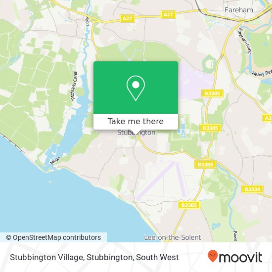 Stubbington Village, Stubbington map