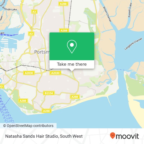 Natasha Sands Hair Studio, 60 Priory Crescent Fratton Southsea PO4 8 map