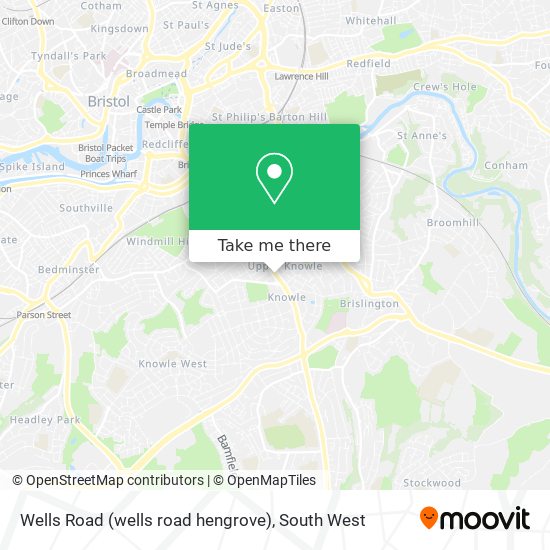 Wells Road (wells road hengrove) map