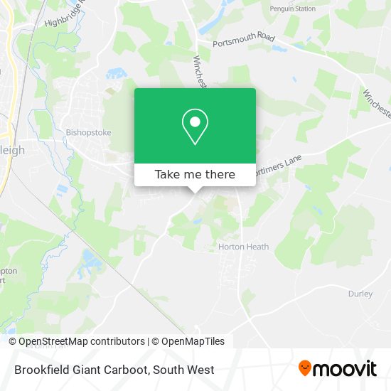 Brookfield Giant Carboot map