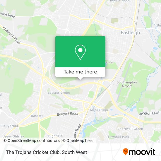 The Trojans Cricket Club map