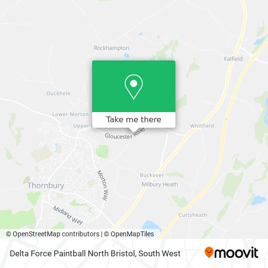 Delta Force Paintball North Bristol map