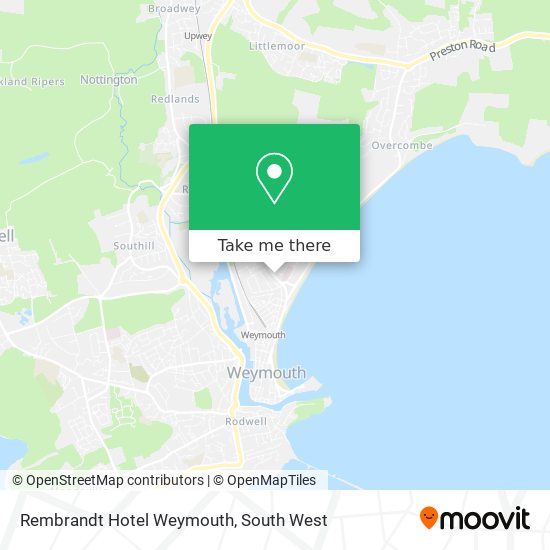 Rembrandt Hotel Weymouth map