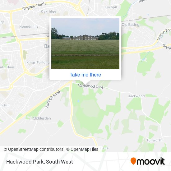 Hackwood Park map