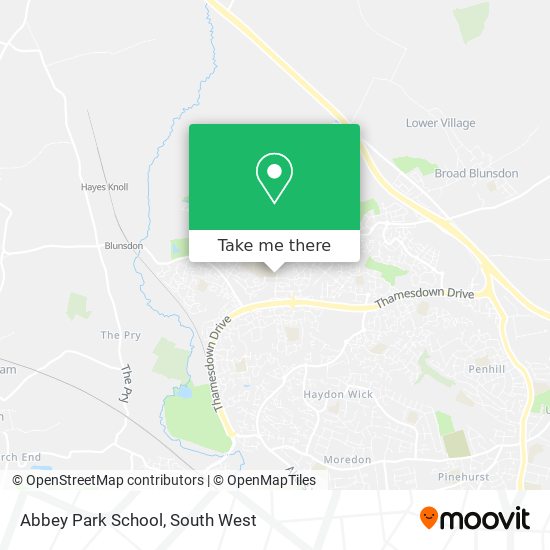 Abbey Park School map