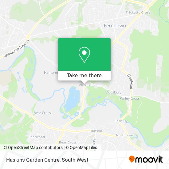 Haskins Garden Centre map