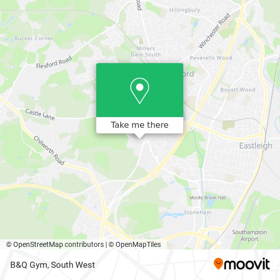 B&Q Gym map