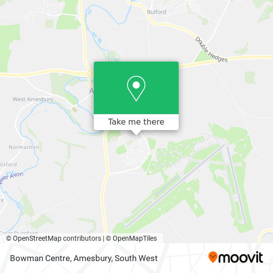 Bowman Centre, Amesbury map