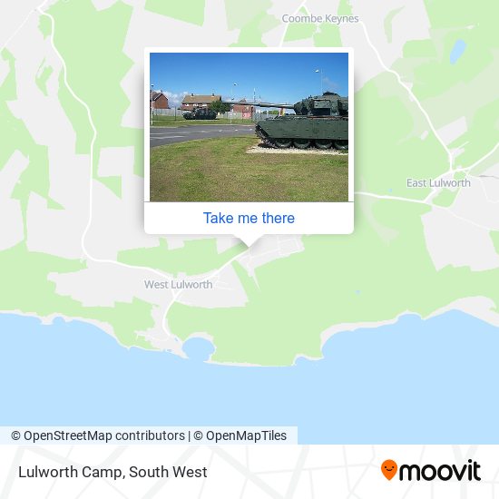 Lulworth Camp map