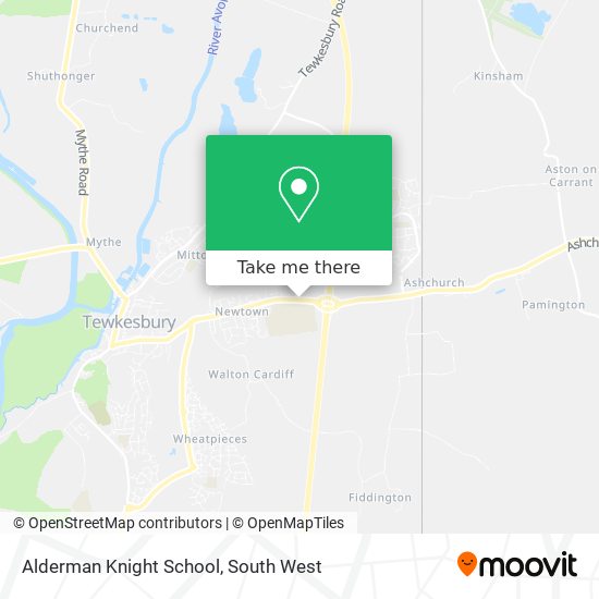 Alderman Knight School map