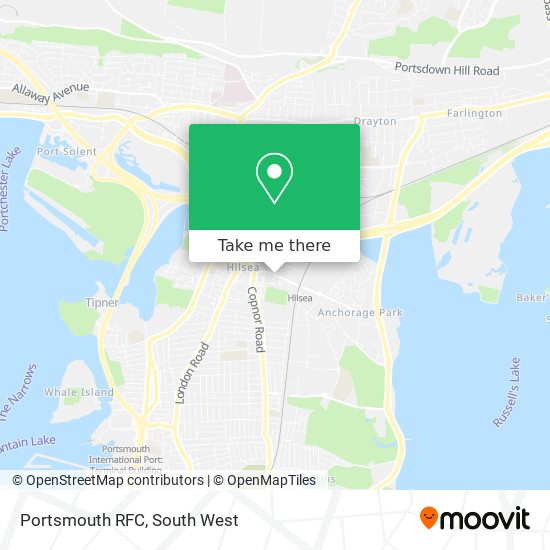 Portsmouth RFC map