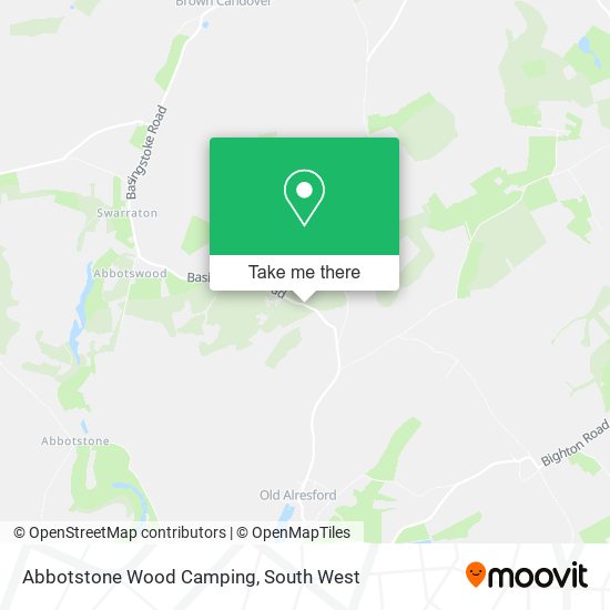 Abbotstone Wood Camping map