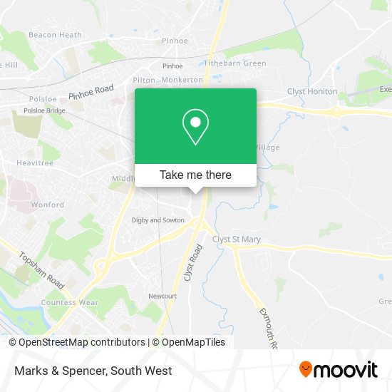 Marks & Spencer map