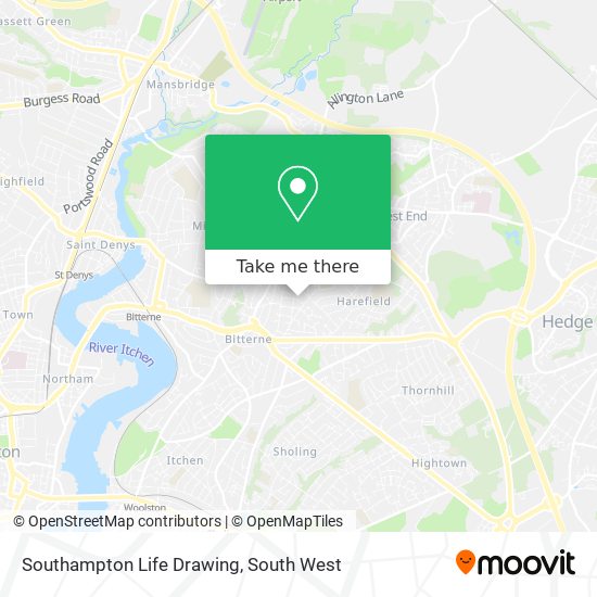 Southampton Life Drawing map