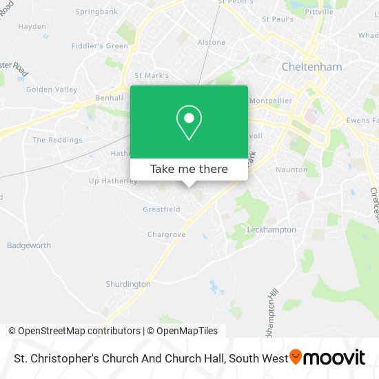 St. Christopher's Church And Church Hall map
