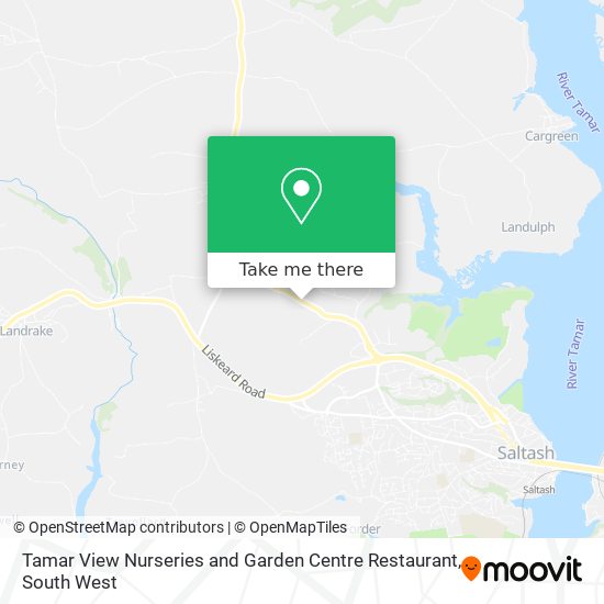 Tamar View Nurseries and Garden Centre Restaurant map