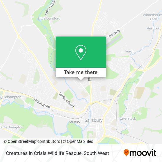Creatures in Crisis Wildlife Rescue map