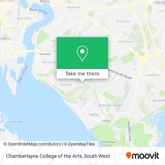 Chamberlayne College of the Arts map