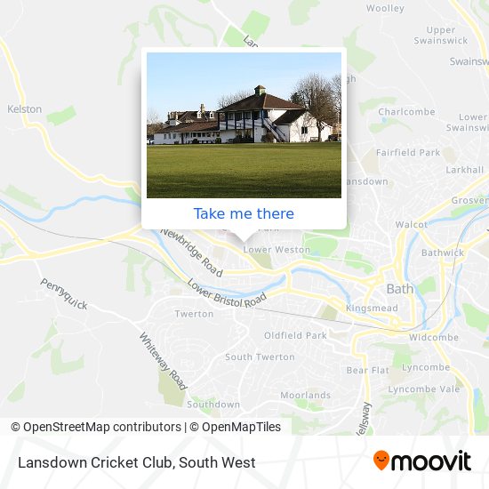 Lansdown Cricket Club map