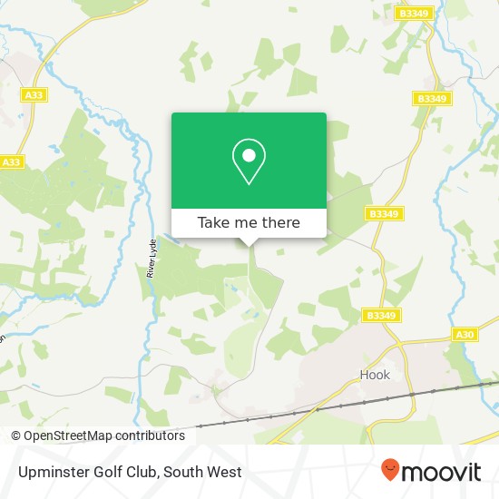 Upminster Golf Club, Rotherwick Hook map