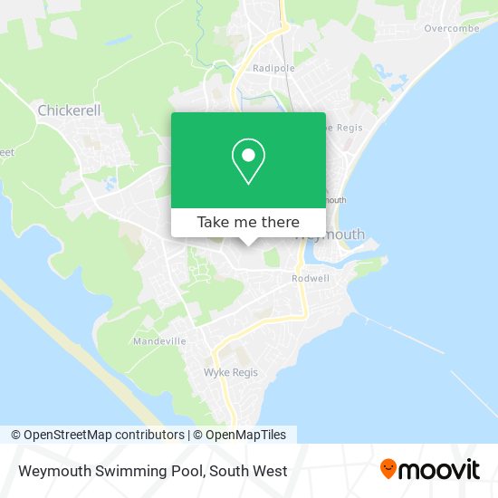 Weymouth Swimming Pool map