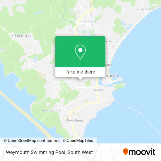 Weymouth Swimming Pool map