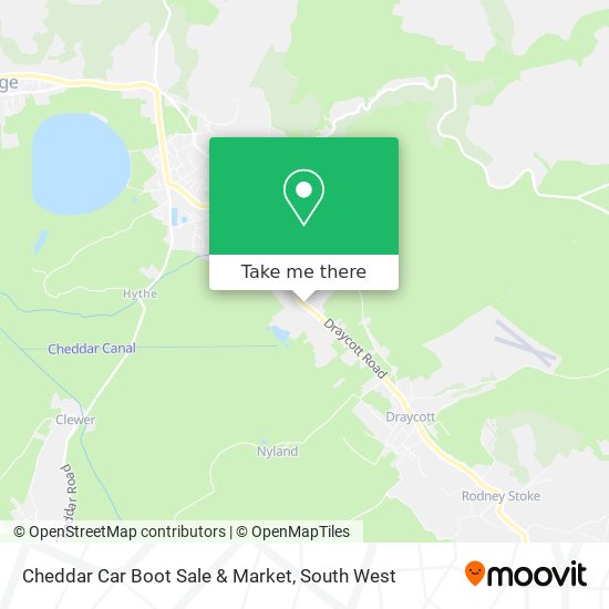 Cheddar Car Boot Sale & Market map