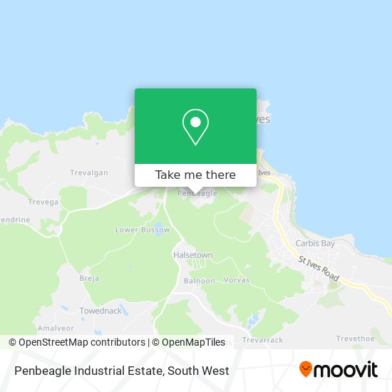 Penbeagle Industrial Estate map