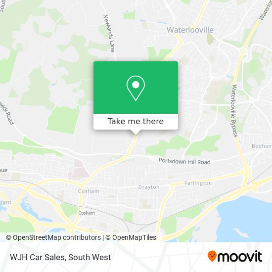 WJH Car Sales map