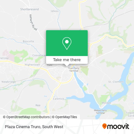 Plaza Cinema Truro map