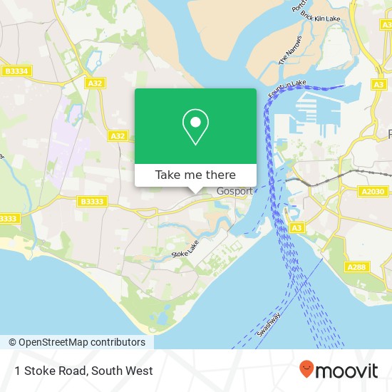 1 Stoke Road, Gosport Gosport map