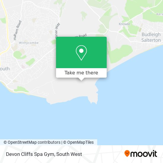 Devon Cliffs Spa Gym map