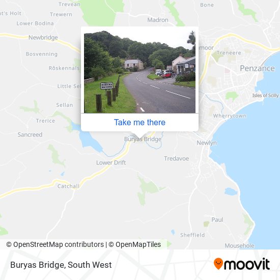 Buryas Bridge map