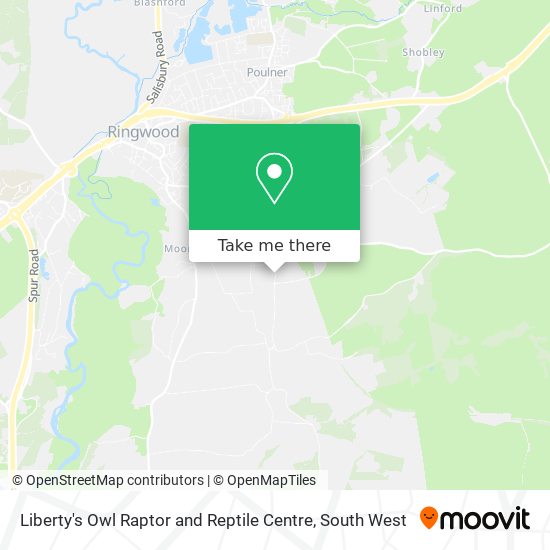 Liberty's Owl Raptor and Reptile Centre map